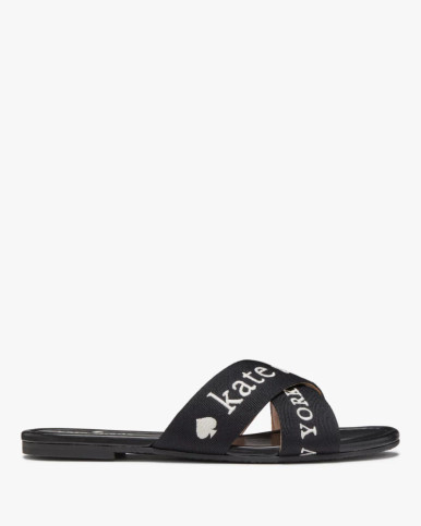 [AT DELHI] KATE SPADE Piper Slide - Black image 0