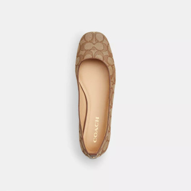 COACH Wendie Ballet In Signature Jacquard (@Delhi Shoes) image 1