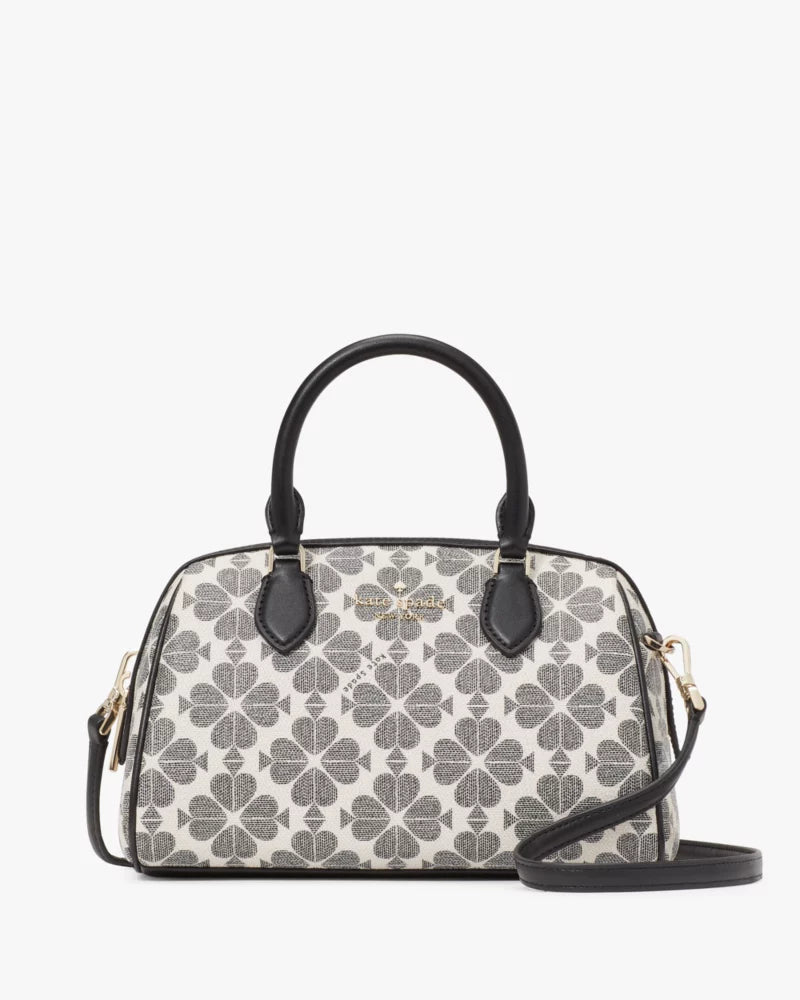 [AT DELHI] KATE SPADE Flower Small Dolly Duffle - Black Multi image 0