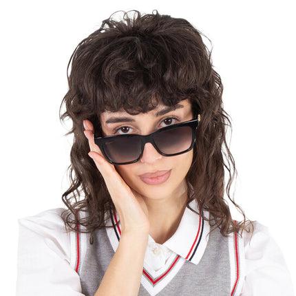 [AT DELHI] SALVATORE FERRAGAMO Grey Gradient Rectangular Ladies Sunglasses image 1