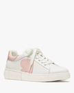 KATE SPADE Charli Lace Up Sneaker - Optic White/Rose Smoke image 2