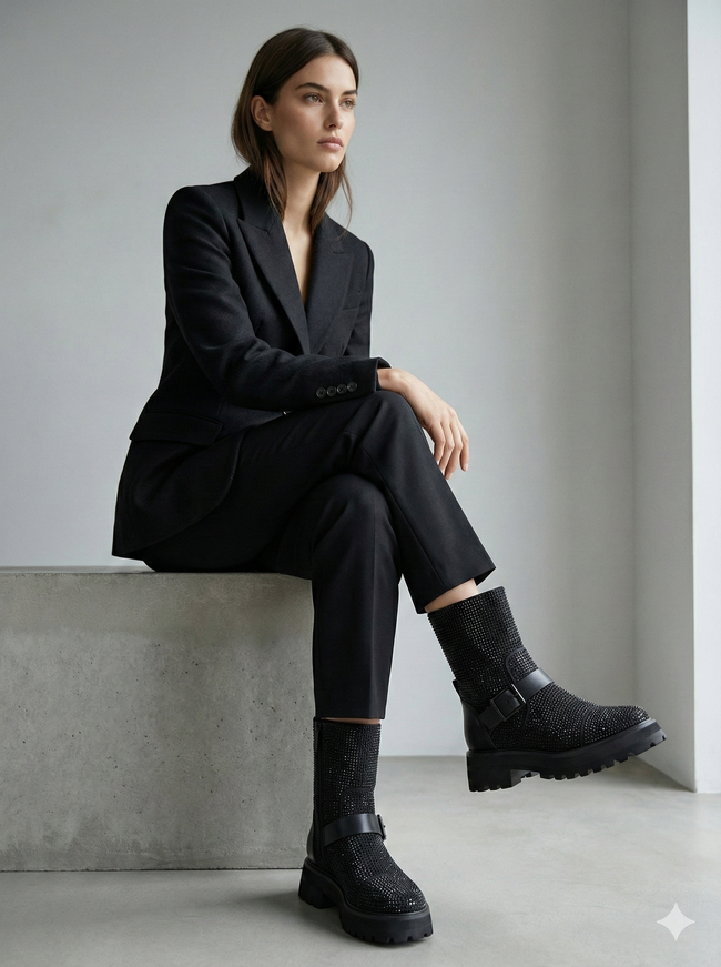 Michael Kors Easton Moto Boot (@Delhi Studio) image 0