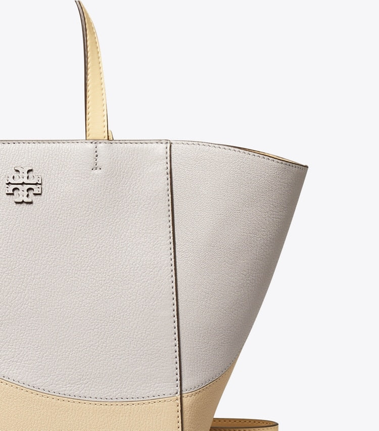 TORY BURCH Mcgraw Colorblock Carryall - Bay Gray Multi image 2