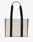 Kate Spade Kip Canvas Large Tote - Natural Multi ( Arriving In Delhi ) image 3