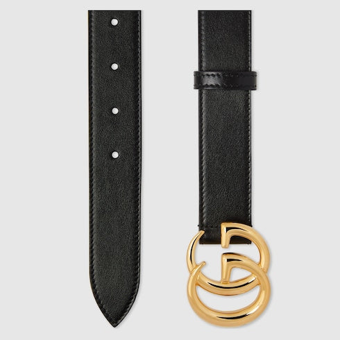 GUCCI GG Marmont Belt With Shiny Buckle image 2