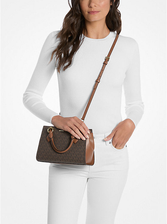 MICHAEL KORS Marilyn Small Signature Logo Messenger Bag image 1