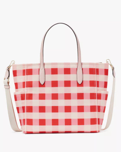 KATE SPADE  Chelsea Gingham Medium Satchel image 1