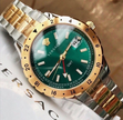 VERSACE  Hellenyium GMT Quartz Green Dial Men's Watch (Arriving In Delhi) image 2