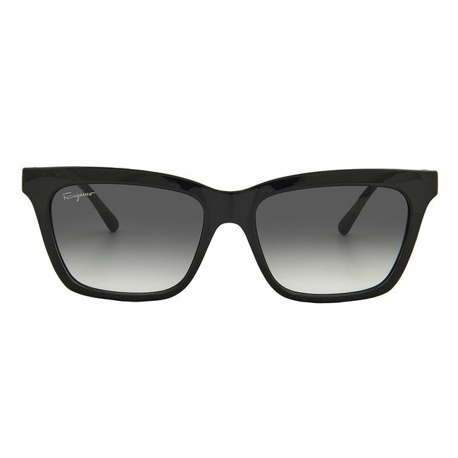 [AT DELHI] SALVATORE FERRAGAMO Grey Gradient Rectangular Ladies Sunglasses image 0