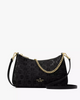 KATE SPADE Spade Flower Embroidered Medium Convertible Crossbody - Black image