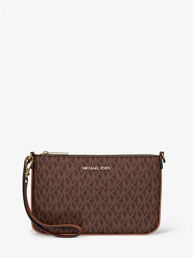 MICHAEL kORS Jet Set small convertible wristlet bag with exclusive logo image 5
