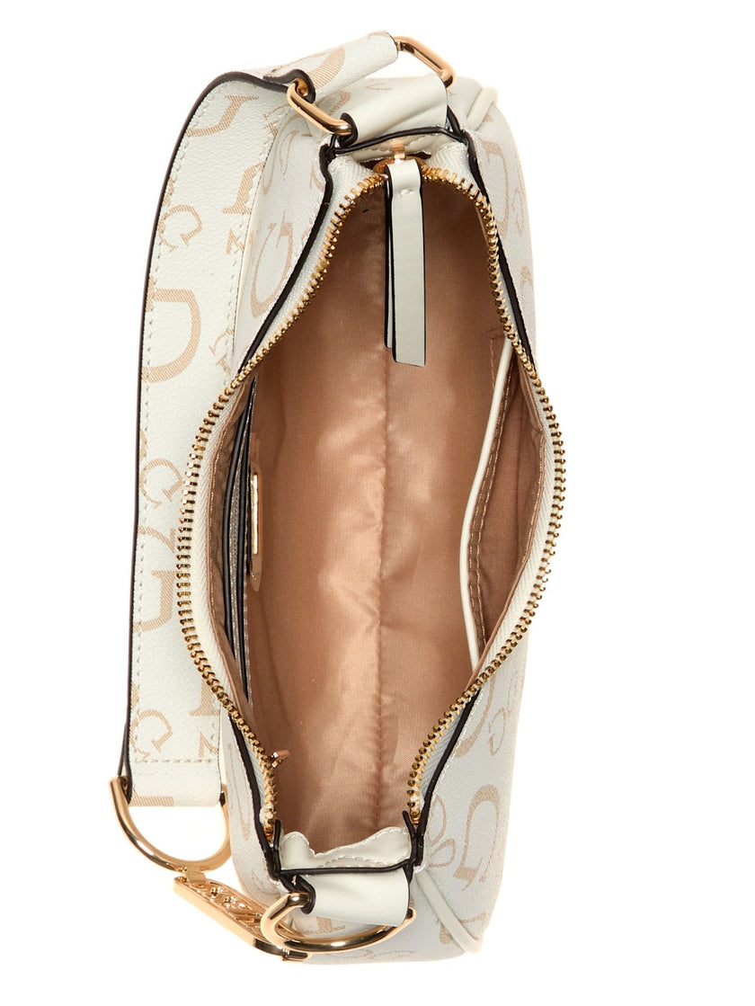 Guess Oona Logo Shoulder Bag - White image 3