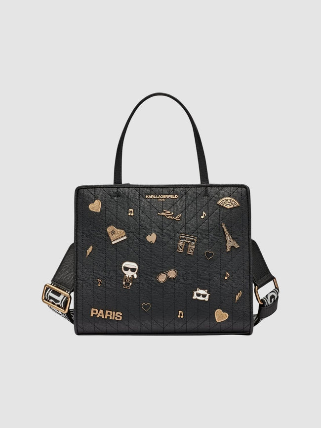 KARL LAGERFELD Maybelle Satchel With Pins image 0