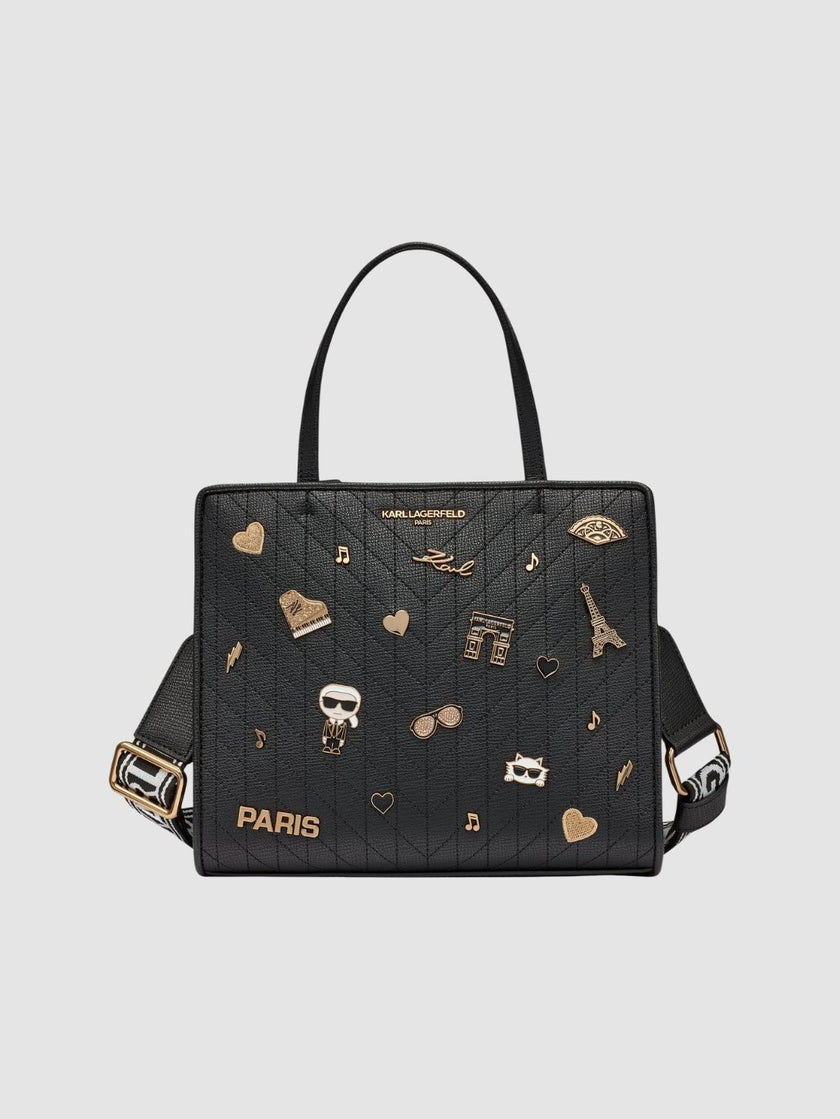 KARL LAGERFELD Maybelle Satchel With Pins image 0
