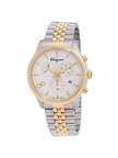 SALVATORE FERRAGAMO Duo Chronograph Quartz White Dial Men's Watch image 0