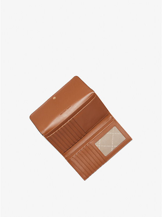 [AT DELHI] Michael Kors Jet Set Large Logo Trifold Wallet - Vanilla image 1
