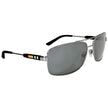 Burberry Grey Rectangular Men's Sunglasses image 2