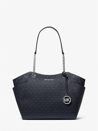 MICHAEL KORS Jet Set Large Signature Logo Shoulder Bag - Admiral (Arriving In Delhi) image 3
