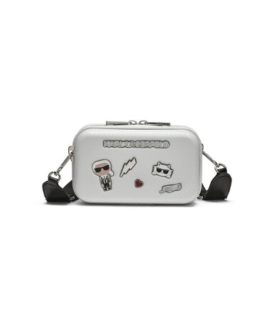 KARL LAGERFELD Maybelle Hardcase Crossbody - White image 2