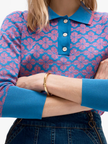 KATE SPADE Heritage Spade Thin Metal Button Bangle image 2