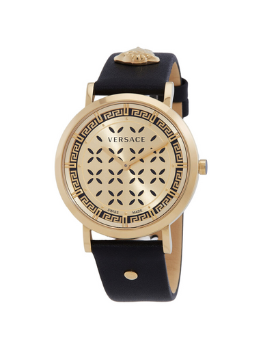 VERSACE New Generation Quartz Gold-tone Dial Watch image 0