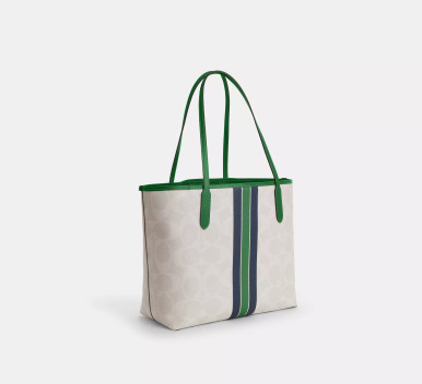 COACH City Tote Bag In Signature Canvas With Coach Graphic image 2