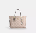 COACH Mollie Tote Bag 25 In Signature Canvas image 3