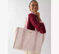 KATE SPADE Kip Canvas Large Tote Bag - Rose Smoke Multi image 1
