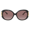 SALVATORE FERRAGAMO Brown  Gradient Oval Sunglasses image 3