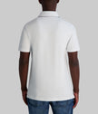KARL LAGERFELD Logo Polo With Placket Detail - White image 1