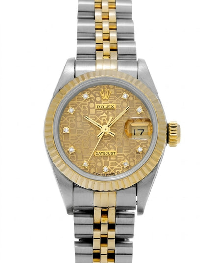 [Store Display]Rolex Datejust Champagne Diamond 26MM
