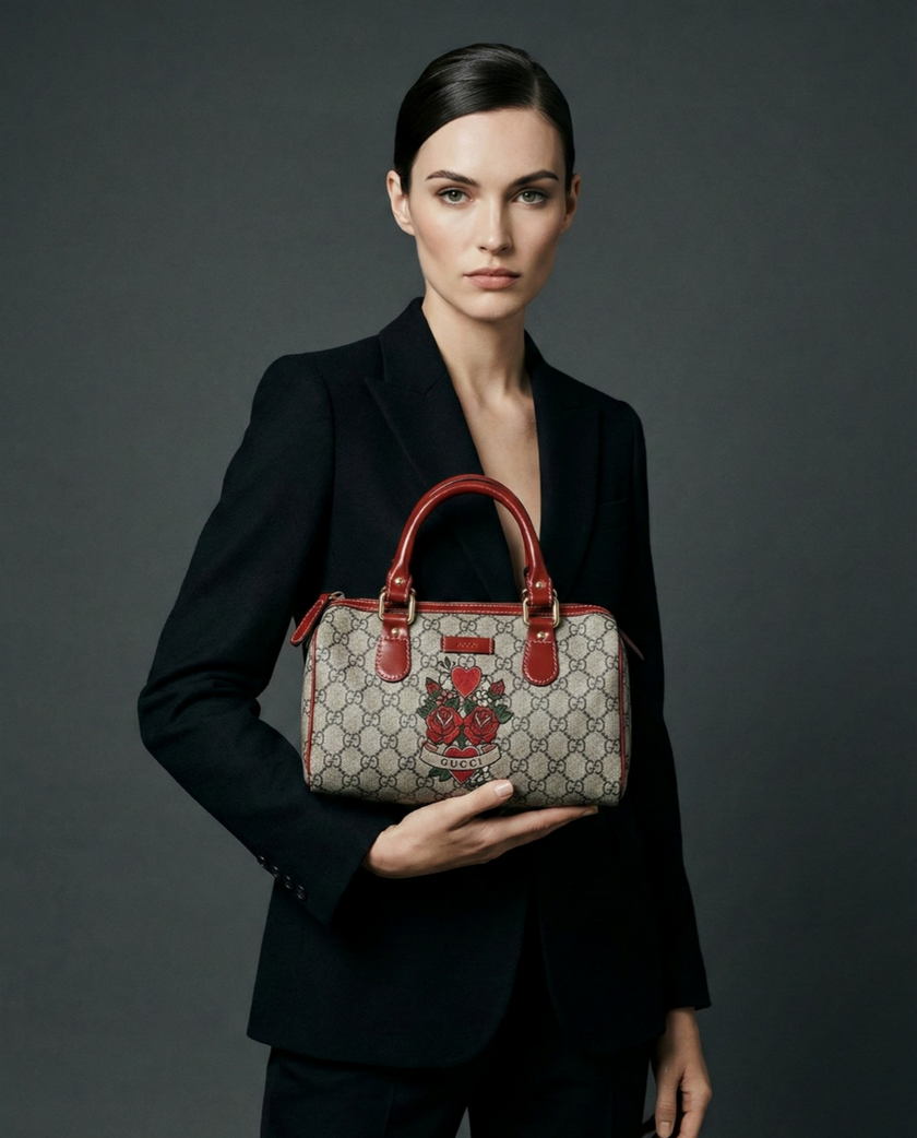 GUCCI GG Supreme Boston Top Handle Bag image 0