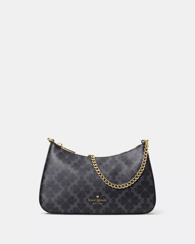 KATE SPADE Signature Spade Flower Medium Convertible Crossbody -  Black image 0