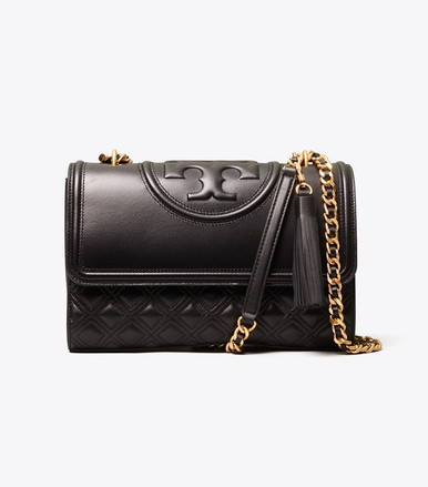 TORY BURCH Fleming Convertible Shoulder Bag - Black image 1
