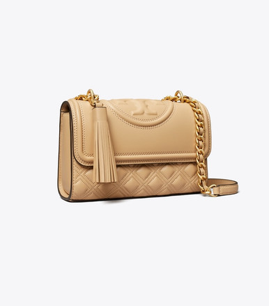 TORY BURCH Small Fleming  Convertible Shoulder Bag- Desert Dune image 4