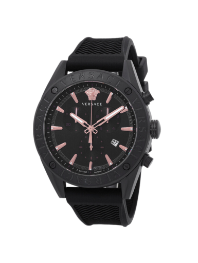 VERSACE V-Chrono Quartz Black Dial Men's Watch VEHB00419 image 0