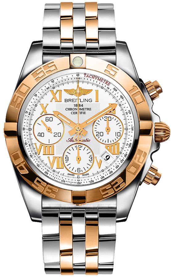 BREITLING Chronomat 41 Sierra Silver Dial Men'S Watch Cb014012/G759-378C 1