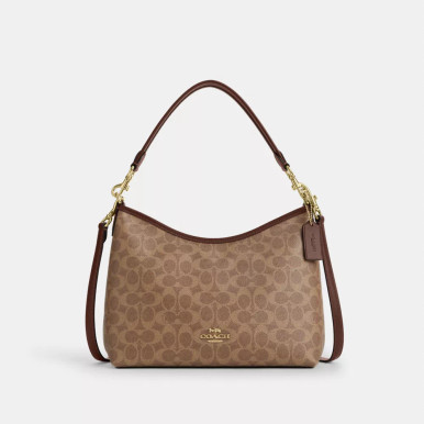 COACH Laurel Shoulder Bag In Signature Canvas image 6