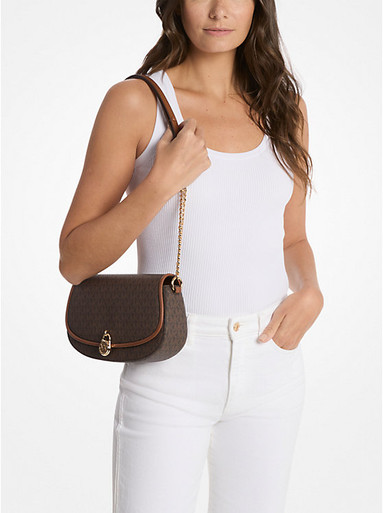 MICHAEL KORS  Mila Medium Signature Logo Messenger Bag image 2