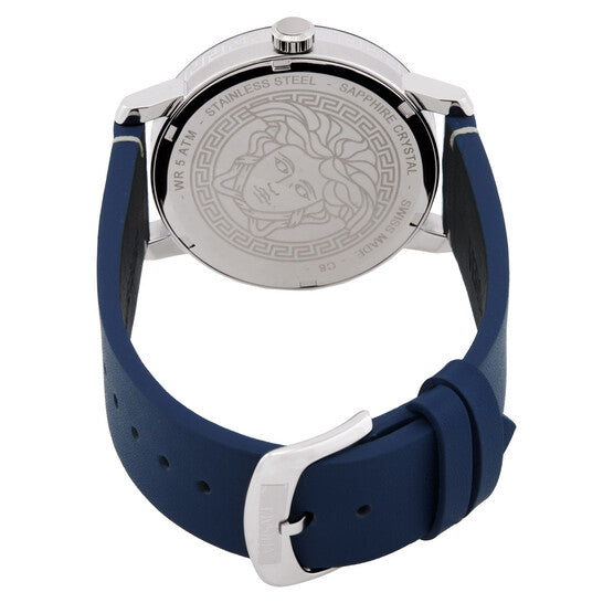 Versace V-Helix Quartz Blue Dial Men's Watch image 2
