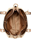 Guess Zakaria Debossed Logo Satchel - Neutral image 2