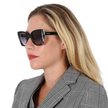 BURBERRY Meryl Grey Gradient Butterfly Ladies Sunglasses ( Arriving In Delhi ) image 1