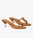 TORY BURCH Miller Bombé Low Heel Sandal - Caramel Corn - 8 image