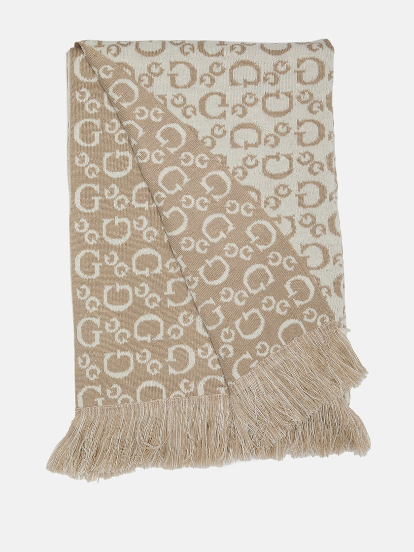 Guess Reversible G Logo Scarf - Neutral image 0