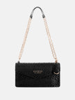Guess Kiran Logo Shine Convertible Crossbody - Black image 0