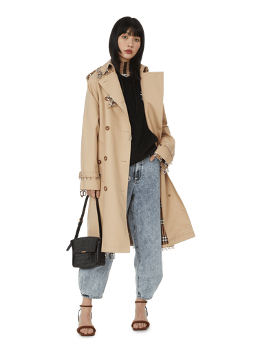 BURBERRY  Catherine Crocodile Print Shoulder Bag image 0