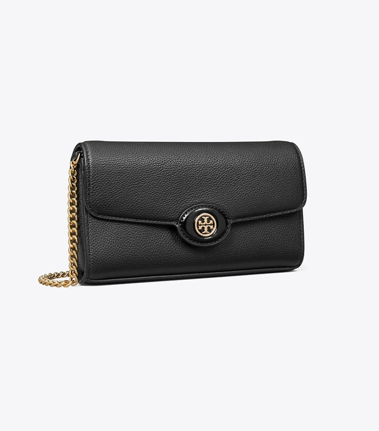 [AT DELHI] TORY BURCH  Robinson Pebbled Crossbody - Black image 4