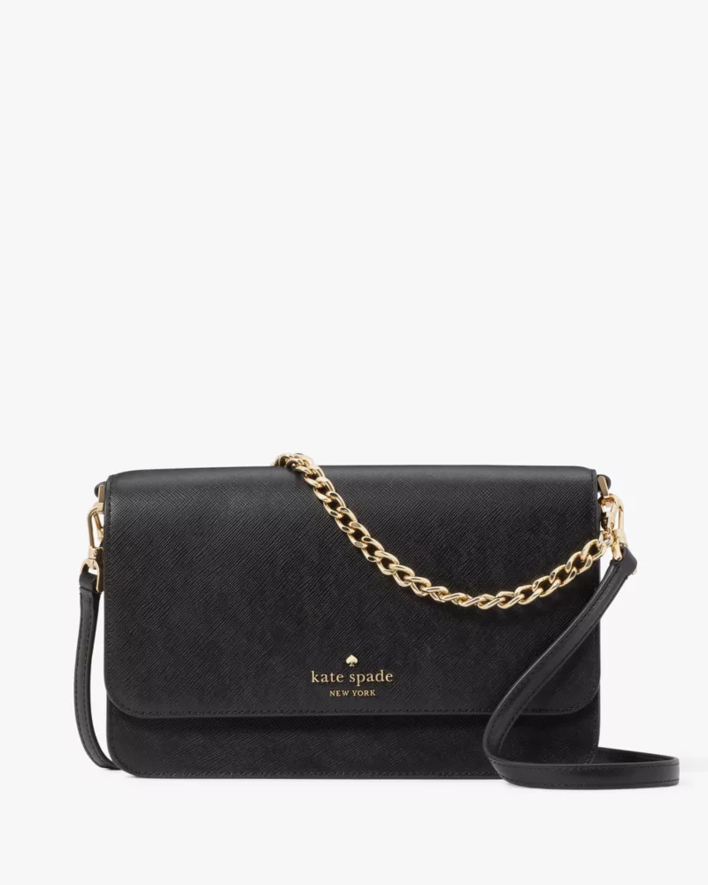 KATE SPADE Madison Flap Convertible Crossbody - Black image