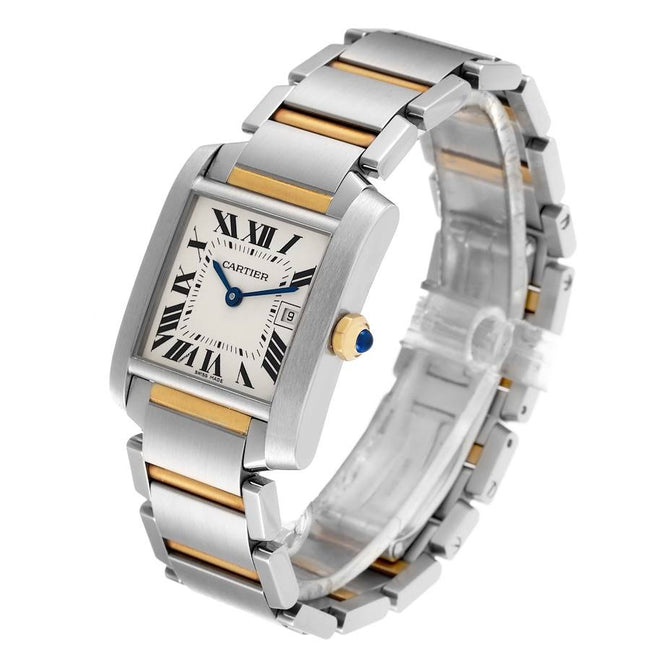 [Store Display New] CARTIER Tank Francaise Midsize (30MM) Steel Yellow Gold Ladies Watch W51012Q4 image 0