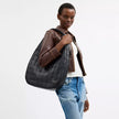 COACH Alter/Ego Large Crescent Shoulder Bag - Black